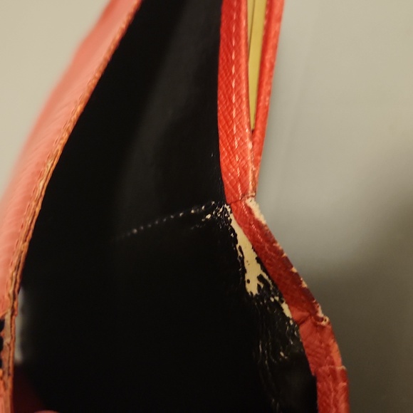 Red LV Louis Vuitton Epi Kiss Wallet - Picture 8 of 12